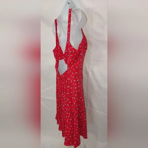 Disney Red and White Minnie Mouse Women's Dress - Picture 4 of 5